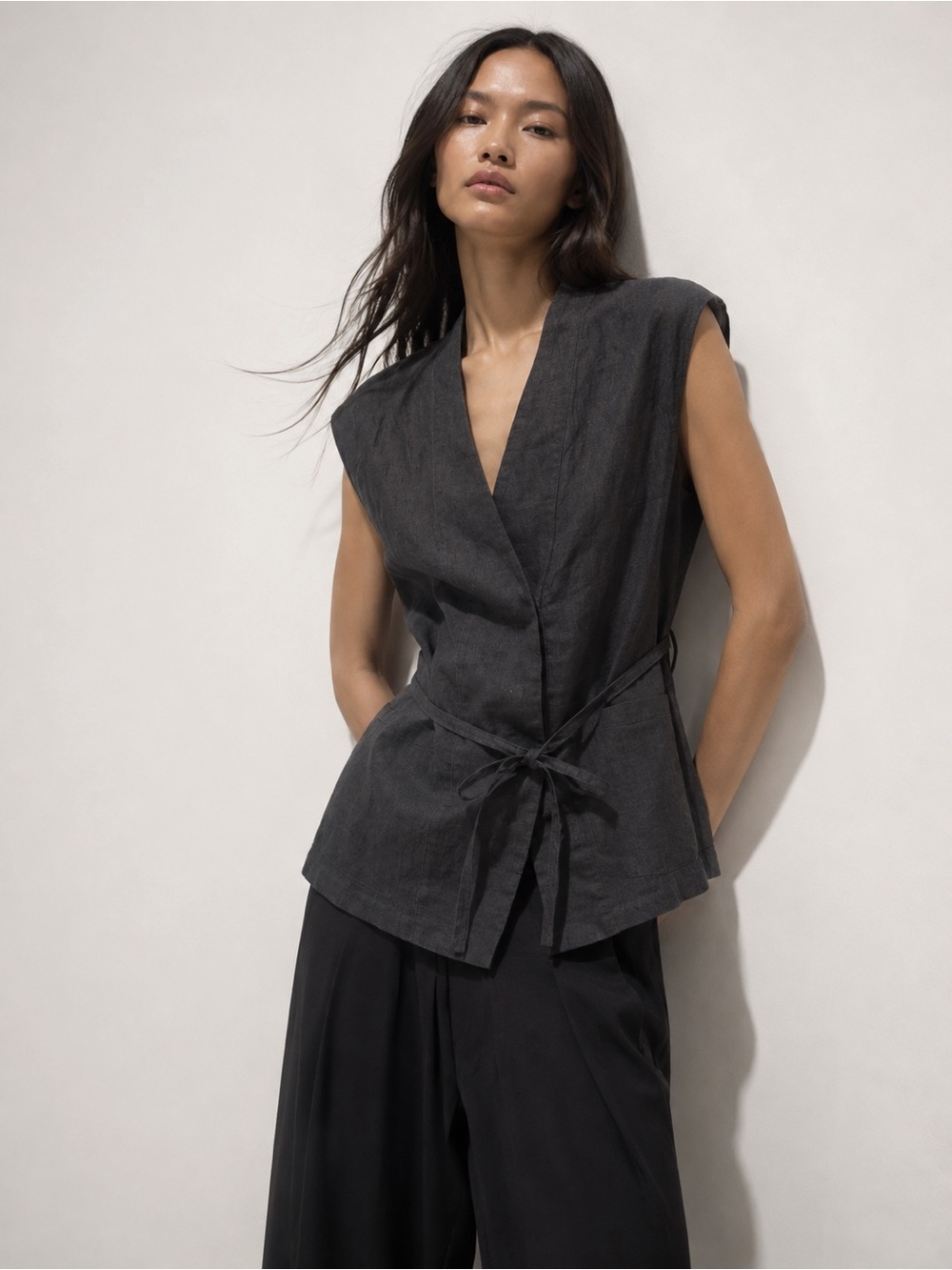 Zara Hemp Sleeveless Vest Top